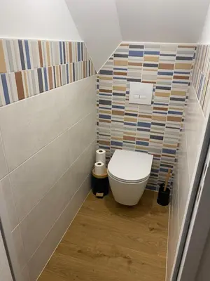 Salle de bains dans l'établissement Gite l Auvetia 150 circuit 24 h