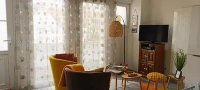 Télévision ou salle de divertissement dans l'établissement Gîte La Petite Lochoise