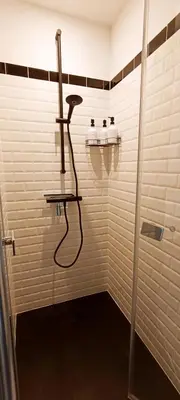 Salle de bains dans l'établissement Gîte La Petite Lochoise