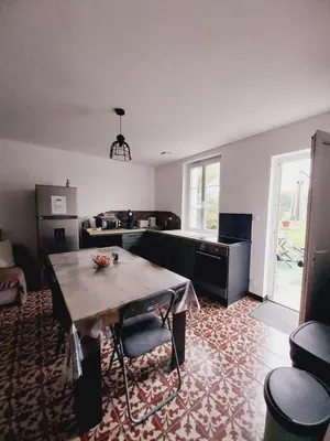 Cuisine ou kitchenette dans l'établissement Entre Loire & Vignes