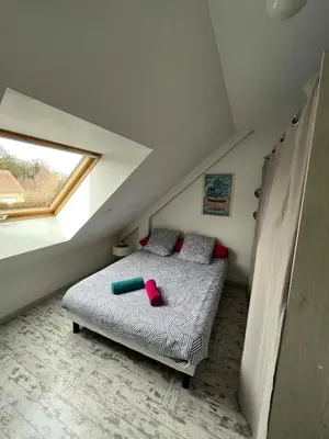 Un ou plusieurs lits dans un hébergement de l'établissement Maison proche du Circuit des 24h