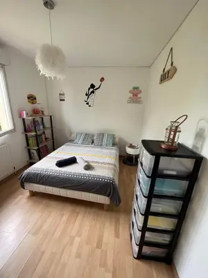 Un ou plusieurs lits dans un hébergement de l'établissement Maison proche du Circuit des 24h