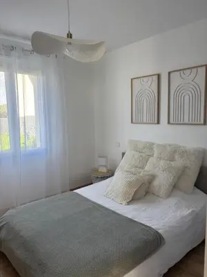 Un ou plusieurs lits dans un hébergement de l'établissement Chambre chez l habitant proche circuit des 24h