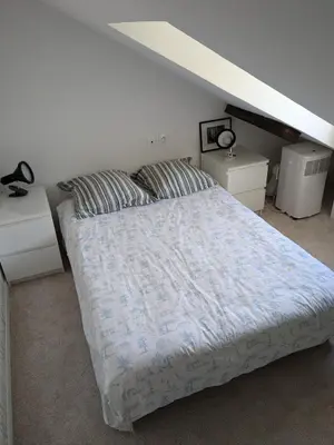 Un ou plusieurs lits dans un hébergement de l'établissement T2 Au pied du château sans vis à vis