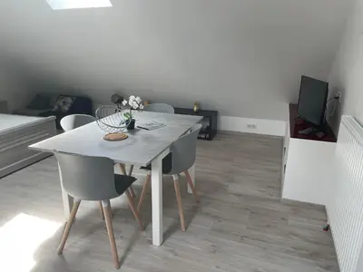 Télévision ou salle de divertissement dans l'établissement gîte Ludivine