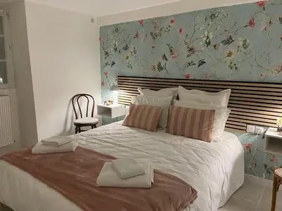 Un ou plusieurs lits dans un hébergement de l'établissement La petite maison