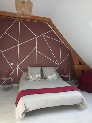 Un ou plusieurs lits dans un hébergement de l'établissement Location 24h du Mans