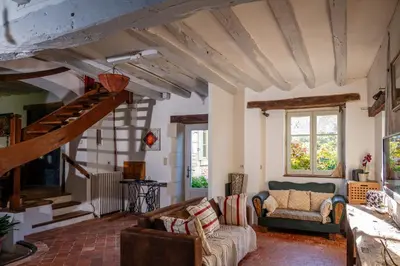 Coin salon dans l'établissement B&B BienViennue