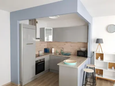 Cuisine ou kitchenette dans l'établissement La Récréation Lochoise Maison 7pers, Zoo de Beauval