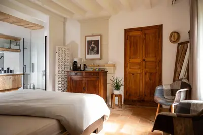 Un ou plusieurs lits dans un hébergement de l'établissement Vakantiewoning BienViennue