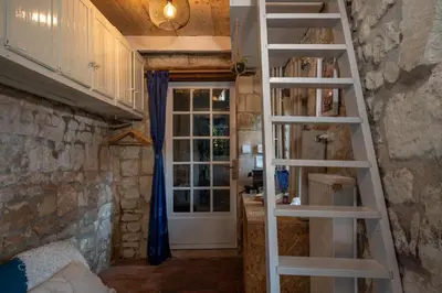 Un ou plusieurs lits superposés dans un hébergement de l'établissement Vakantiewoning BienViennue