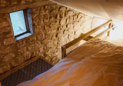 Un ou plusieurs lits dans un hébergement de l'établissement Vakantiewoning BienViennue