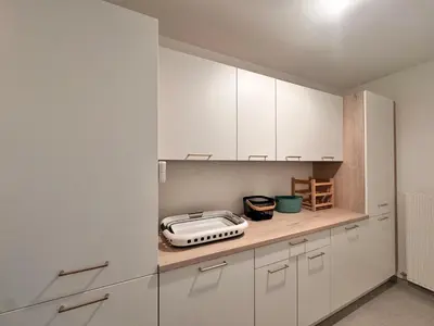 Cuisine ou kitchenette dans l'établissement Le Charme - Jardin - Petanque - Parking - 6p