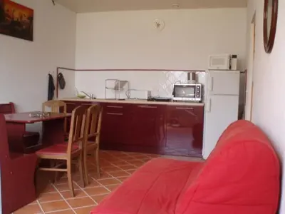 Cuisine ou kitchenette dans l'établissement location Champagné