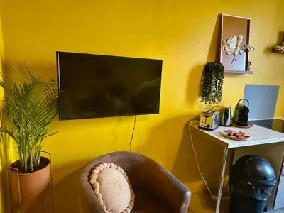 Télévision ou salle de divertissement dans l'établissement Le Sunlight, Gare Centre ville, 4 Personnes