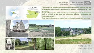 Plan de l'établissement La Maison du Prieuré de Bocé
