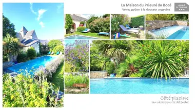 Piscine de l'établissement La Maison du Prieuré de Bocé ou située à proximité