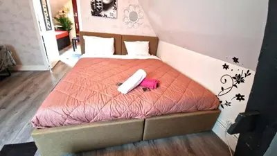 Un ou plusieurs lits dans un hébergement de l'établissement Le Cocon Appartement chaleureux hypercentre Blois
