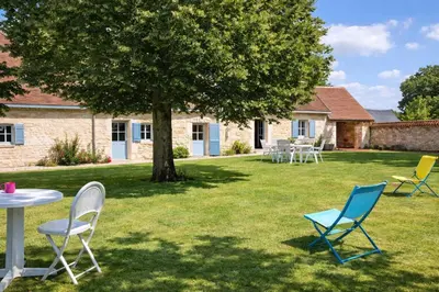 Jardin de l'établissement La longère du golf