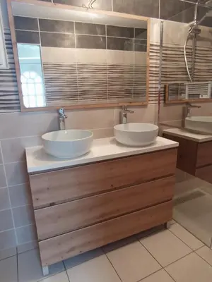 Salle de bains dans l'établissement Chez Lou et Amour