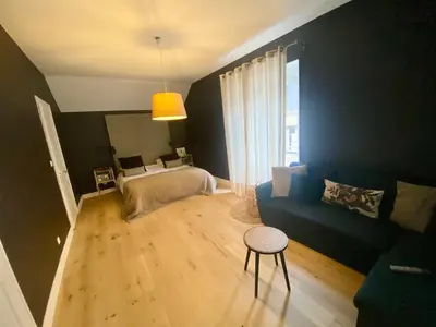 Un ou plusieurs lits dans un hébergement de l'établissement 2 Chambres, spéciales 24H DU MANS