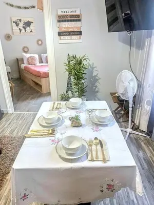 Un ou plusieurs lits dans un hébergement de l'établissement Sweet Appartement élégante hypercentre Blois