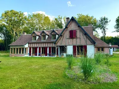 Jardin de l'établissement chambres d'hôtes l'orée de clénord