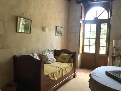 Un ou plusieurs lits dans un hébergement de l'établissement Renaissance manor La Vieille Brèche
