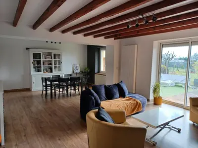 Coin salon dans l'établissement Bienvenue à la maison !
