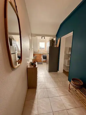 Cuisine ou kitchenette dans l'établissement Appartement au cœur du centre à deux pas du casino