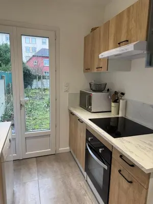 Cuisine ou kitchenette dans l'établissement Mancelle proche du circuit 24h