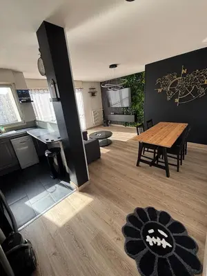 Cuisine ou kitchenette dans l'établissement Appartement d Alex