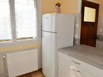 Cuisine ou kitchenette dans l'établissement Les vignes de la Bouvinerie