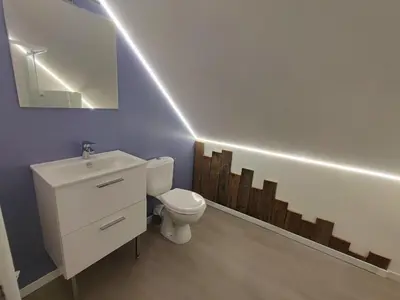 Salle de bains dans l'établissement Edera