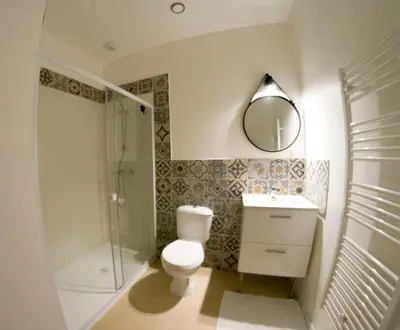 Salle de bains dans l'établissement Studio Rose