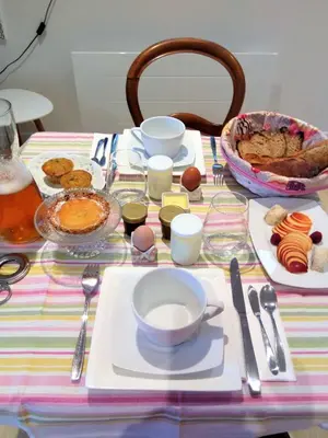 Nourriture dans le B&B/chambre d'hôtes ou à proximité