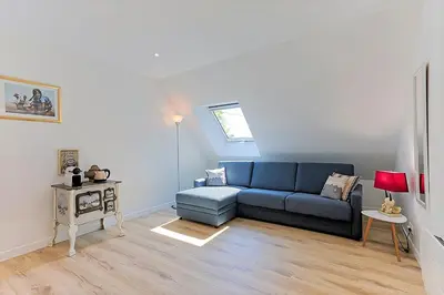 Coin salon dans l'établissement Chambres indépendantes de charme à proximité d'Amboise