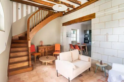 Coin salon dans l'établissement Maison 3 pièces - Dépendance du Château