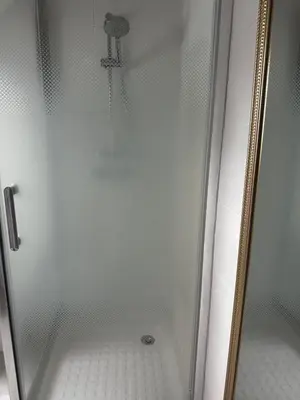 Salle de bains dans l'établissement Maison Georget