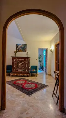 Coin salon dans l'établissement Gîte Le Grand Albizia