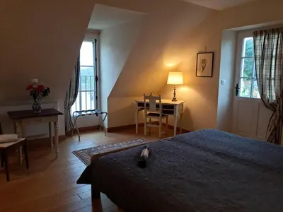 Un ou plusieurs lits dans un hébergement de l'établissement Chez Mylene