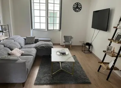 Télévision ou salle de divertissement dans l'établissement Centre ville T3