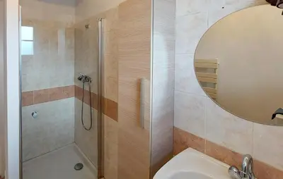 Salle de bains dans l'établissement Gite Proche De Beauval