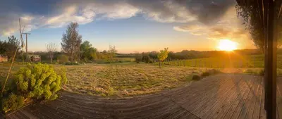 Lever ou coucher de soleil vu de la villa ou à proximité