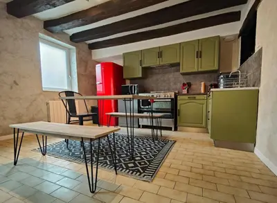 Cuisine ou kitchenette dans l'établissement Le Logis, Villa Beaulieu