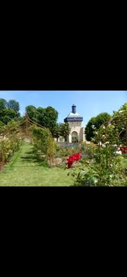 Jardin de l'établissement Un studio en Touraine