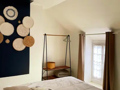 Un ou plusieurs lits dans un hébergement de l'établissement Gîte tout confort 2 ch, jardin, proche Blois & Chambord - FR-1-491-463