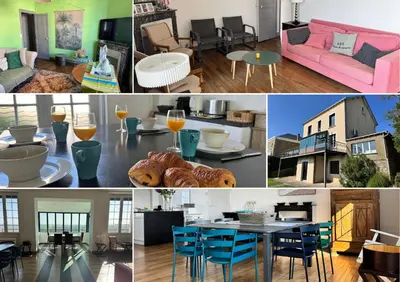 Cuisine ou kitchenette dans l'établissement La Villa Camille - vue sur le Thouet BY PRIMO CONCIERGERIE