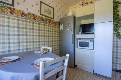 Cuisine ou kitchenette dans l'établissement La belle échappée