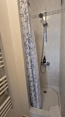 Salle de bains dans l'établissement Charme de Loire